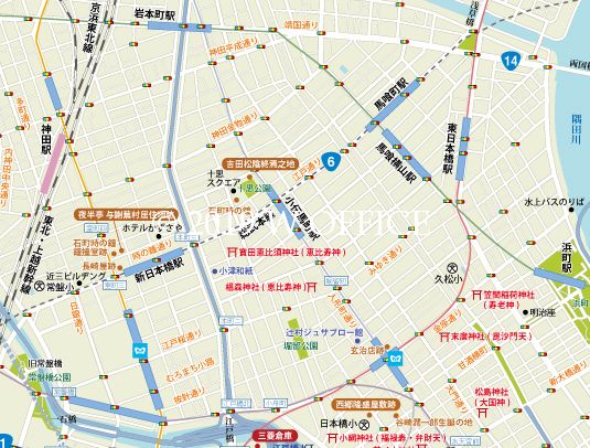 イベントマップ（日本橋周辺）